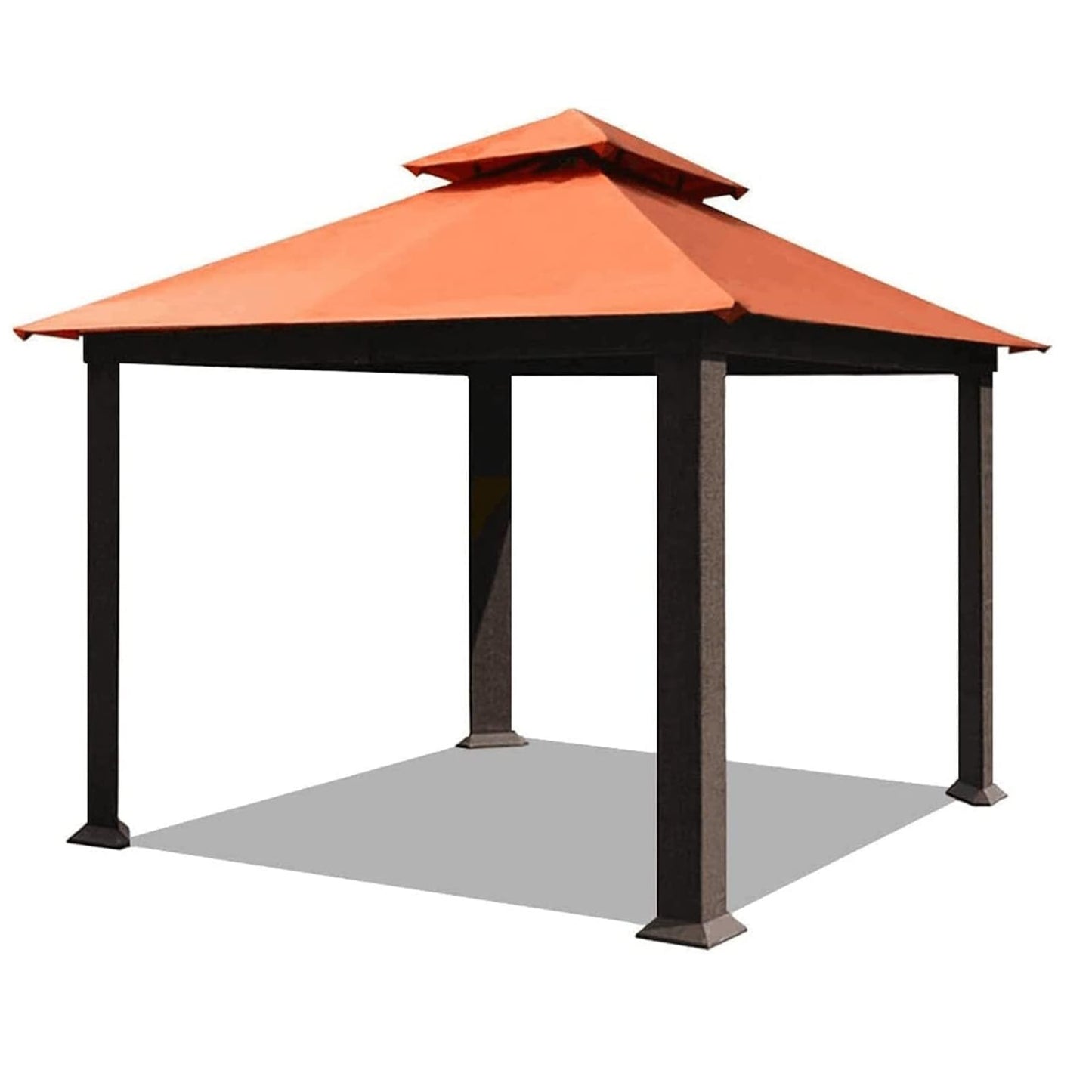 EliteShade USA 10-Year-Non-Fading 12x12ft Titan Patio Gazebo, Super Thick Sunbrella Fabric UPF 50+ UV Protection, Heavy Duty Commercial Rust-Proof Aluminum Frame, Windproof Vented Top Gazebo, Rust