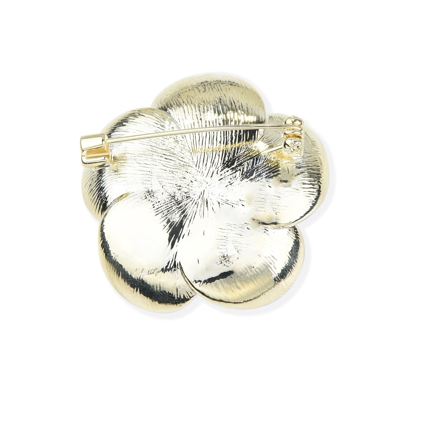 YYBONNIE Elegant Crystal Blooming Rose Flower Brooch Lapel Pin Breastpin for Women Birdal Cardigan Hat Scarf Suit Sweater Floral Pins (35mm Black Rose)