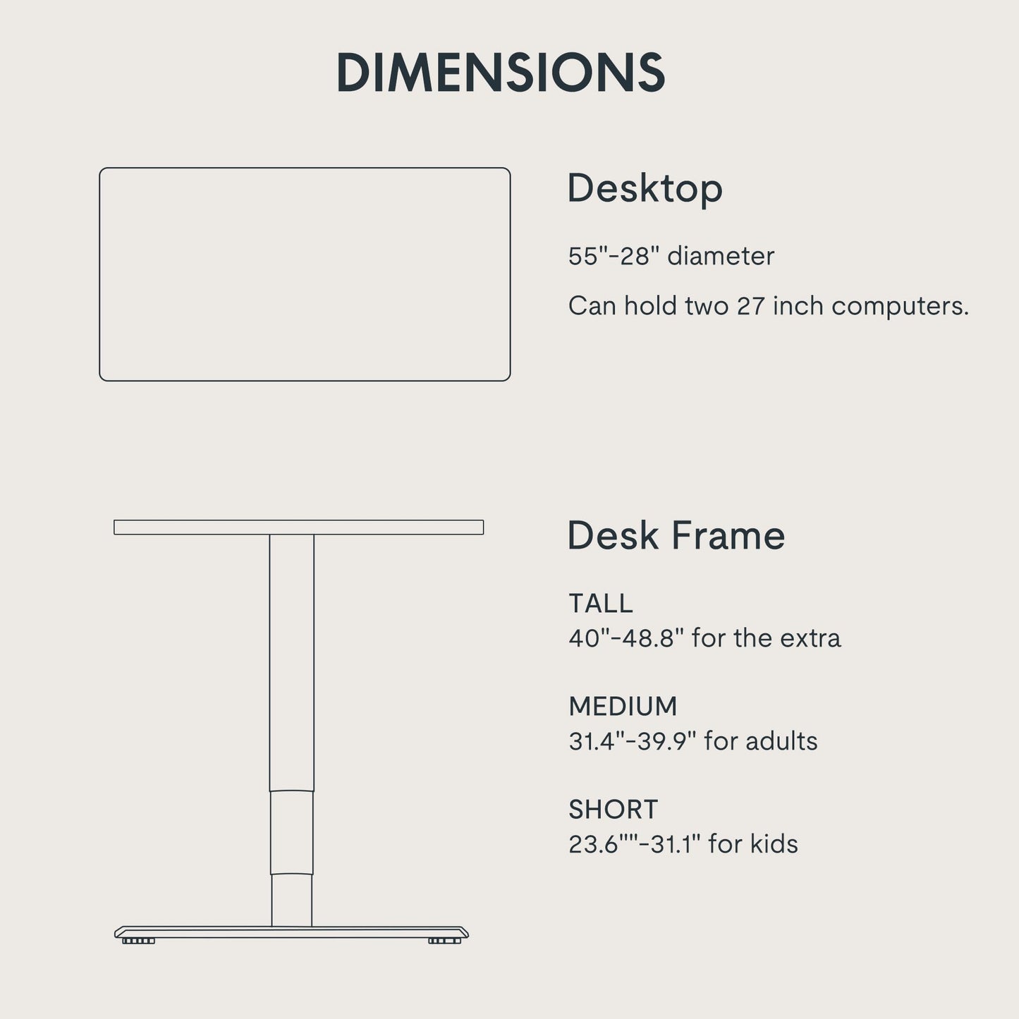 FLEXISPOT E6 MAX Dual Motor 55x28 Inch 3-Stage Heavy Duty Standing Desk, 330lbs Weight Capacity, Height Adjustable Desk w/Cable Management & Wheels (Seamless Black Desktop + Black Frame)