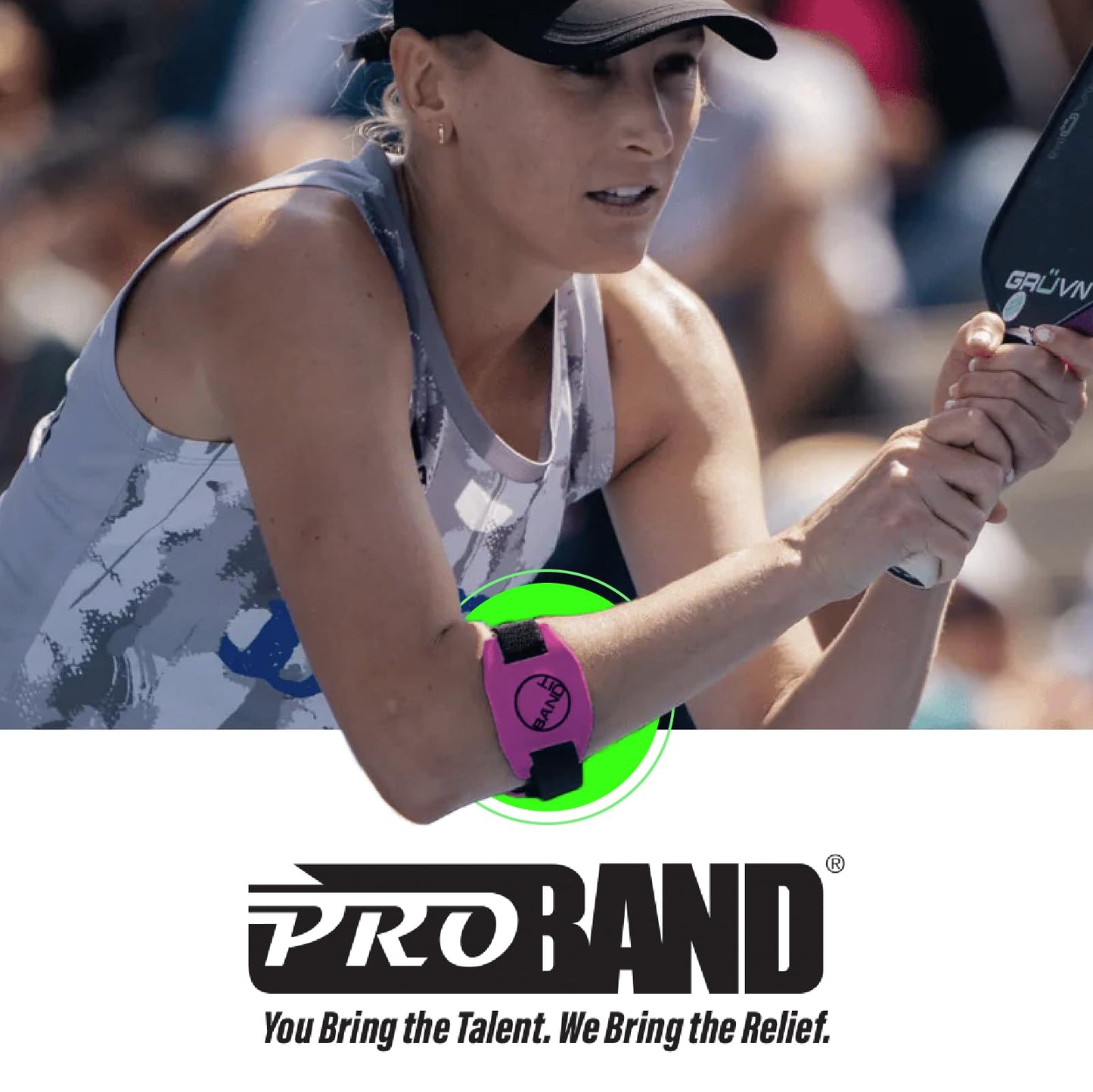 BandIT PINK - Compression Arm Band for Elbow & Forearm - Helps Relieve Pain & Swelling - For Carpal Tunnel, Tendonitis, Tennis & Golfers Elbow, Sprains, Arthritis & More - Latex-Free - One Size Fits