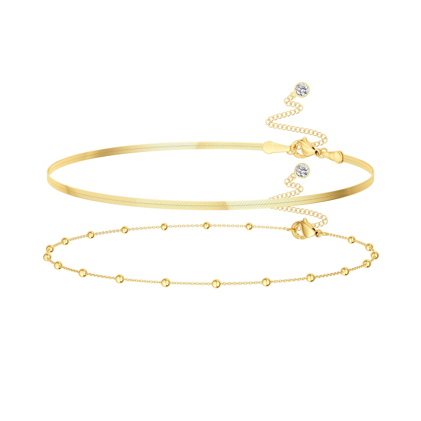 HEVOCY Gold Waist Chain for Women, Trendy Layered Belly Chain Jewelry, Adjustable Body Chain for Beach & Summer Outfit