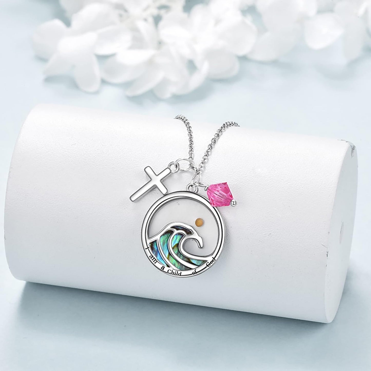 VLIEGEN Mustard Seed Necklace - Stainless Steel Faith Mountain Jewelry for Women & Men styleA
