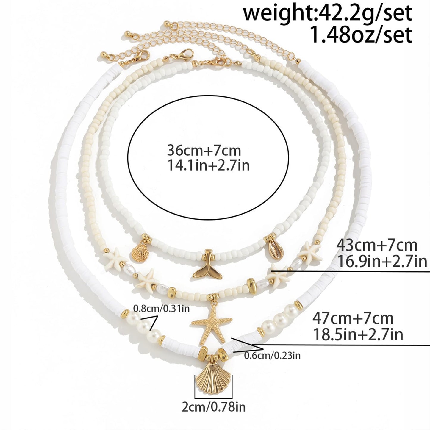 Luolinice Seashell Necklace for Women Gold Shell Necklace Cowrie Pendant Necklace Natural Shell Charm Necklace Beach Boho Jewelry