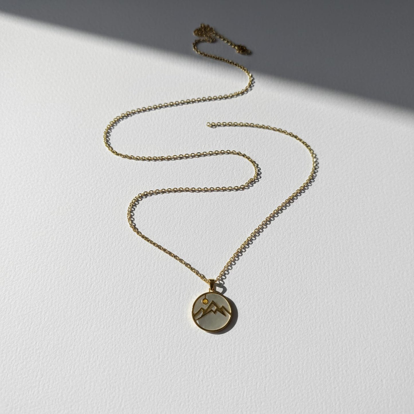 VLIEGEN Mustard Seed Necklace - Stainless Steel Faith Mountain Jewelry for Women & Men styleS