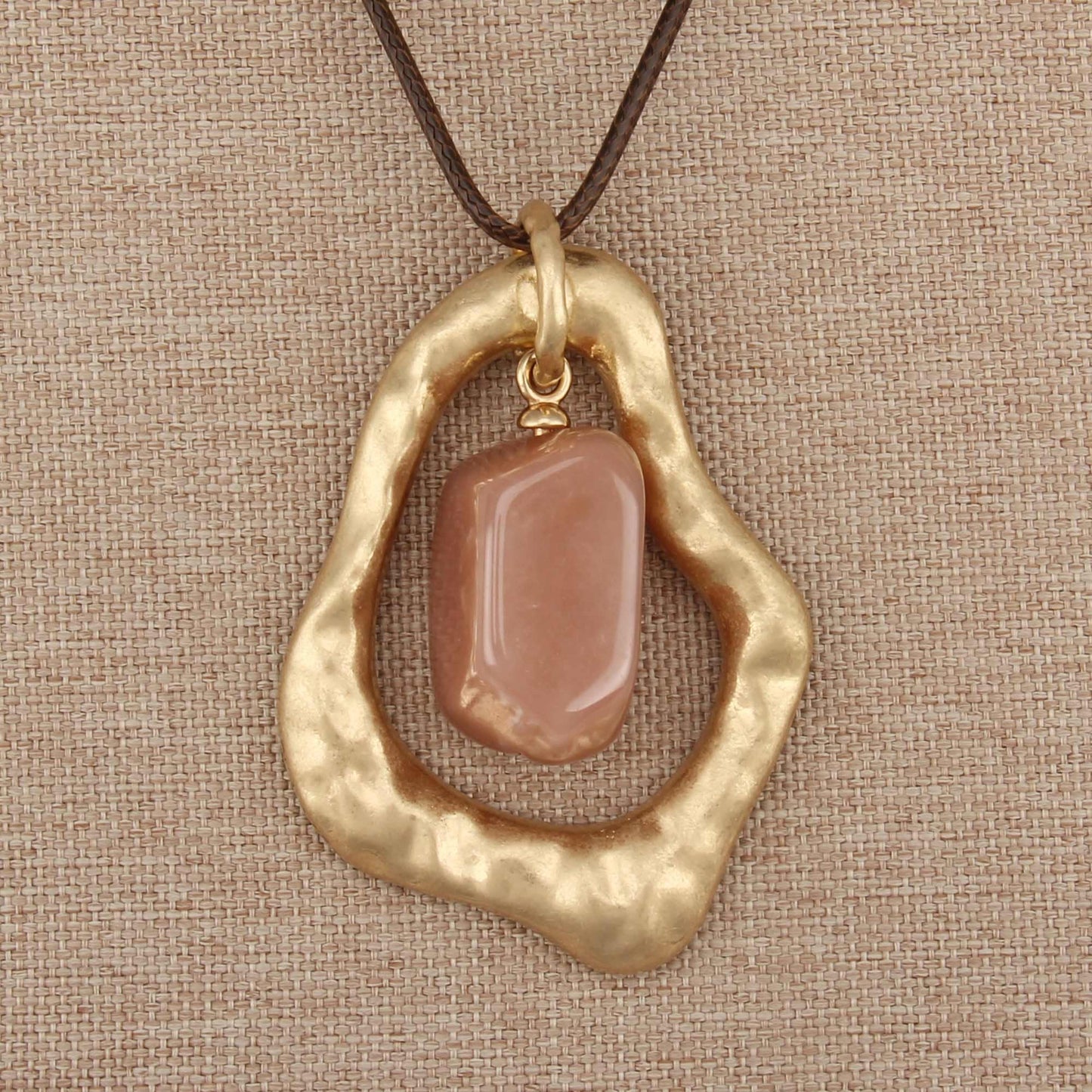 joymiao Statement Long Necklace Women Bohemian Vintage Boho Necklaces Chunky Necklaces with Resin Stone Hippie Trendy Jewelry
