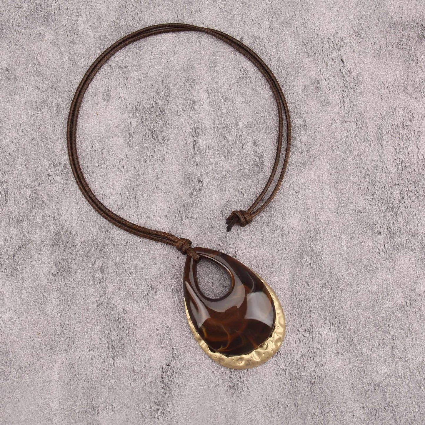joymiao Boho Chunky Necklace for Women Vintage Hippie Choker with Gold Pendant and Stone Hippie Bohemian Jewelry