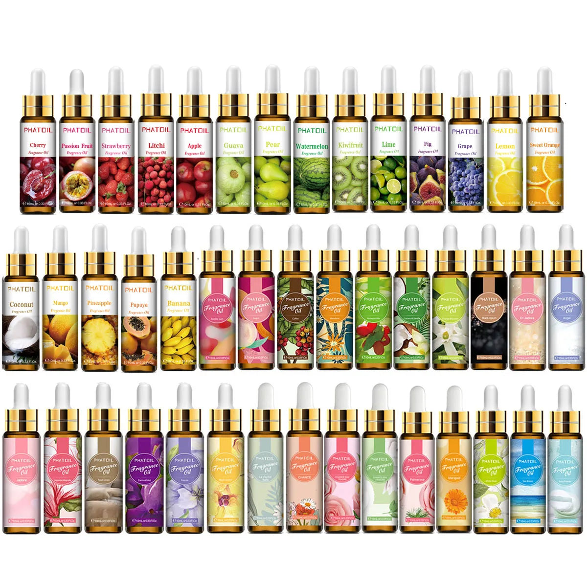 Unisex PHATOIL 10ml Fruit Fragrance Oils