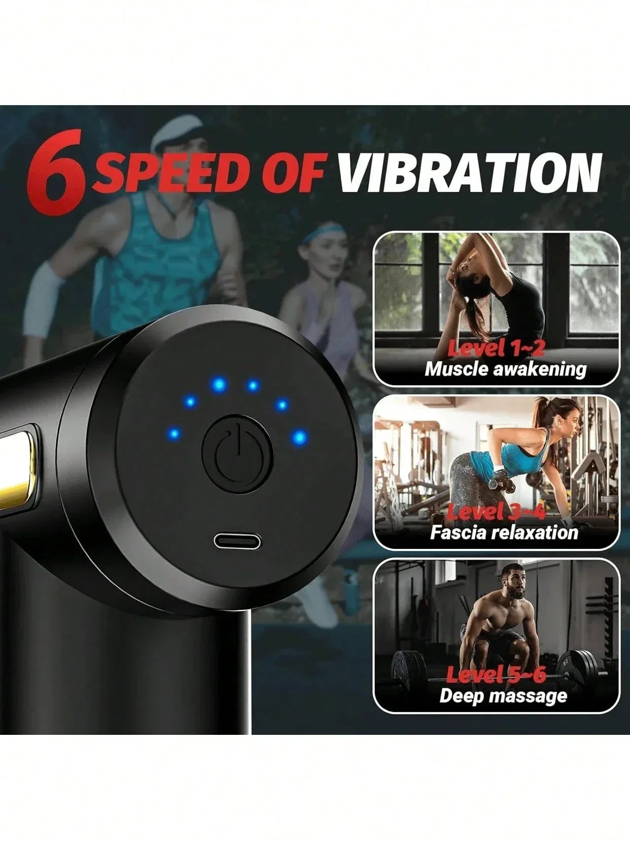 Portable Deep Tissue Massage Gun