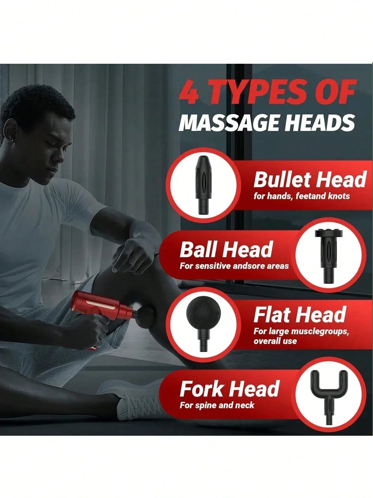 Portable Deep Tissue Massage Gun