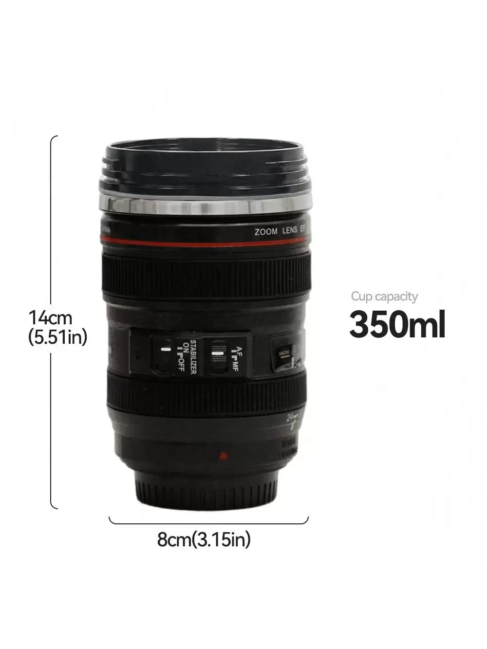Mini Camera Lens Coffee Cup
