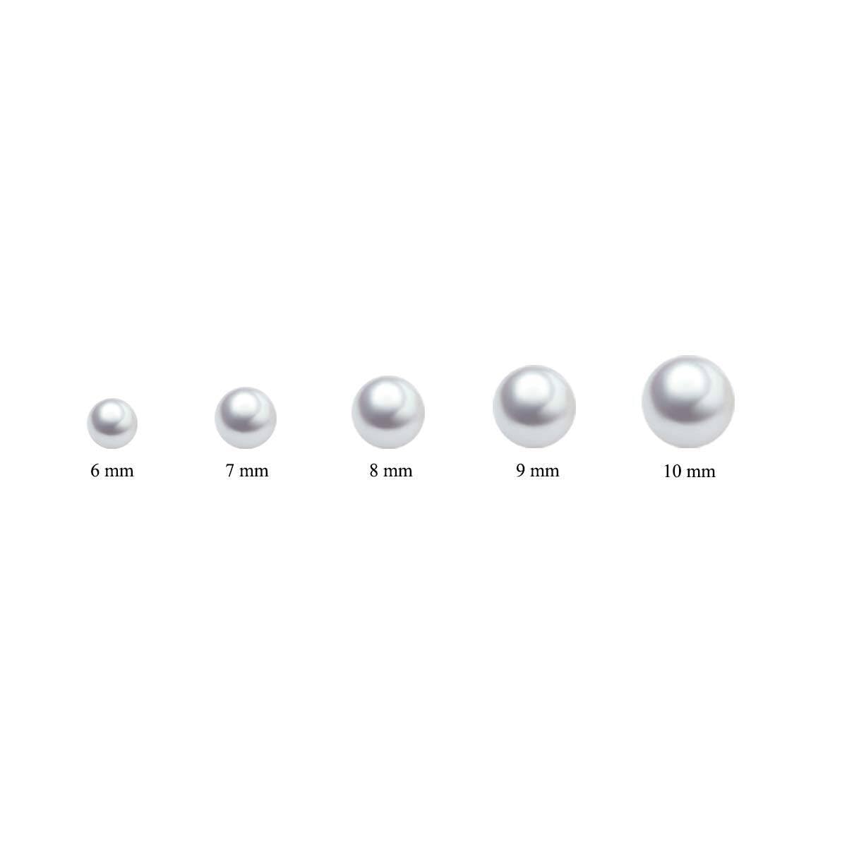 POPLYKE AAAA Single Pearl Choker Sterling Silver Necklace for Women 7-8mm Freshwater Cultured Pearls Wedding Bridesmaids Anniversary 14 16 18 inch (gold-single pearl necklace 18‘’)