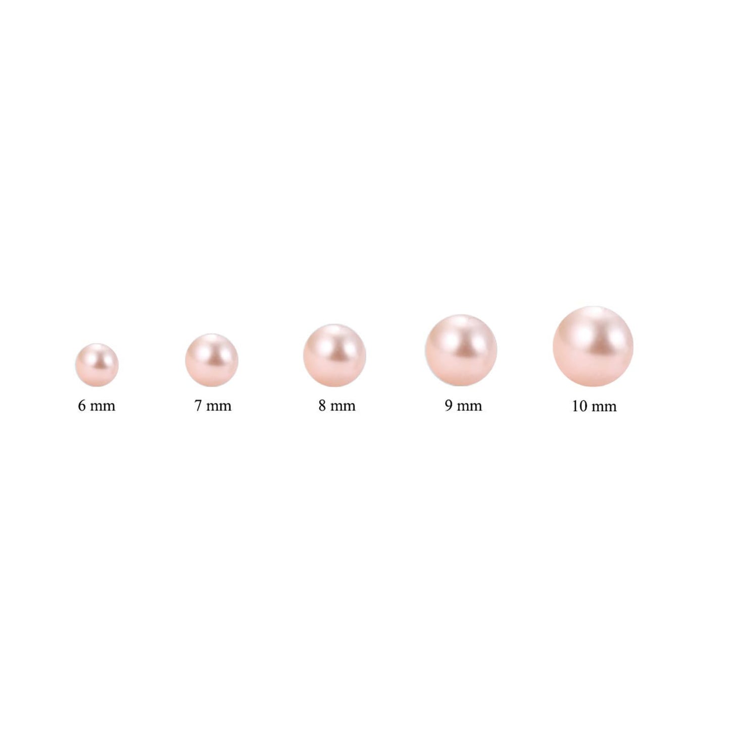 POPLYKE Pink Pearl Necklace Sterling Silver Pink Single Pearl Choker Necklace for Women 7-8mm Freshwater Cultured Pearls Wedding Bridesmaids Anniversary 16''
