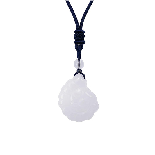EDEN'S CALL Crystal Conch Shell Necklace for Women Healing Stone Ocean Pendant, Boho Beach Necklace with Polished Natural Gemstone Adjustable Cord Worry Stone Jewelry Gift, Rock Quartz