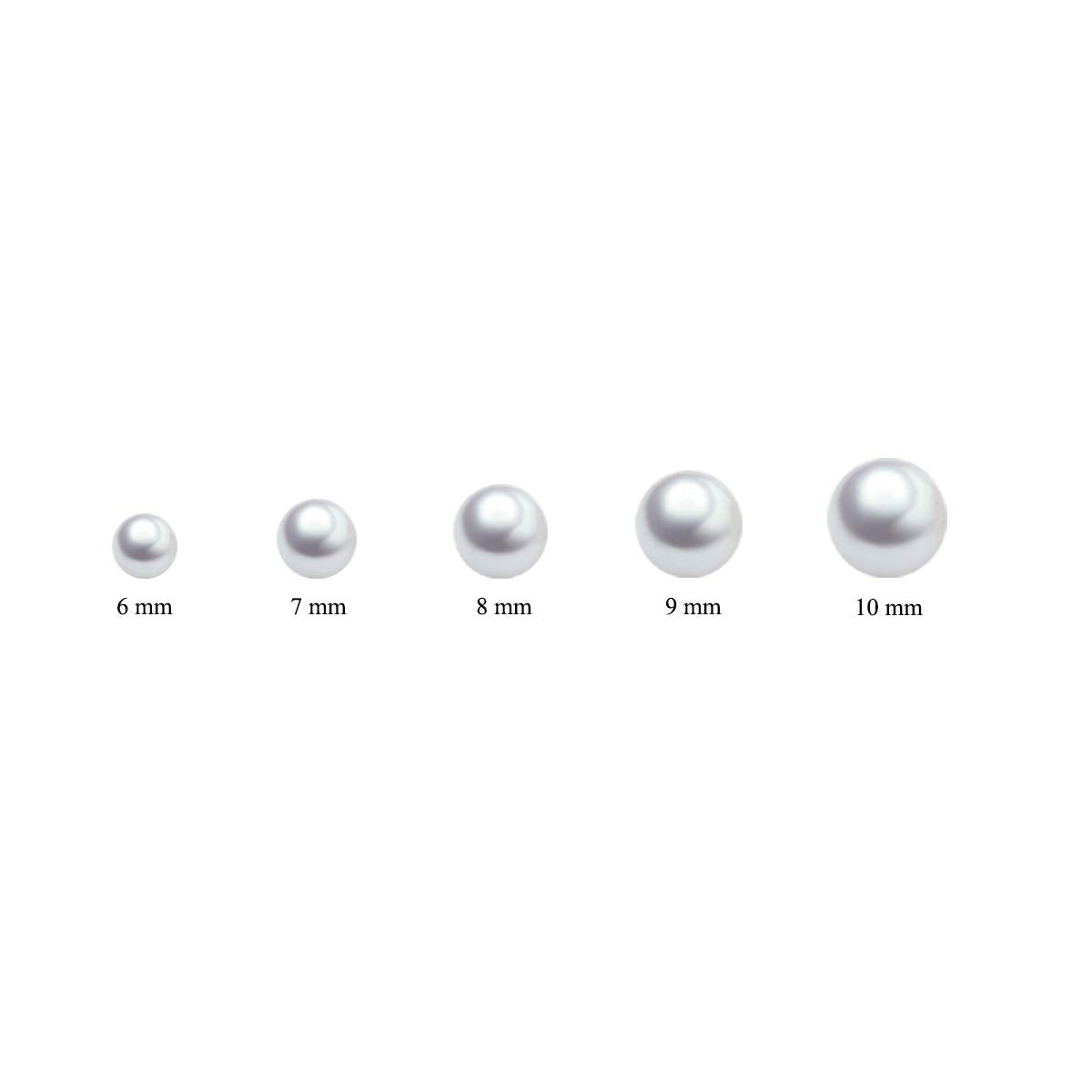 POPLYKE AAAA Single Pearl Choker Sterling Silver Necklace for Women 7-8mm Freshwater Cultured Pearls Wedding Bridesmaids Anniversary 14 16 18 inch (silver-single pearl necklace 14‘’)