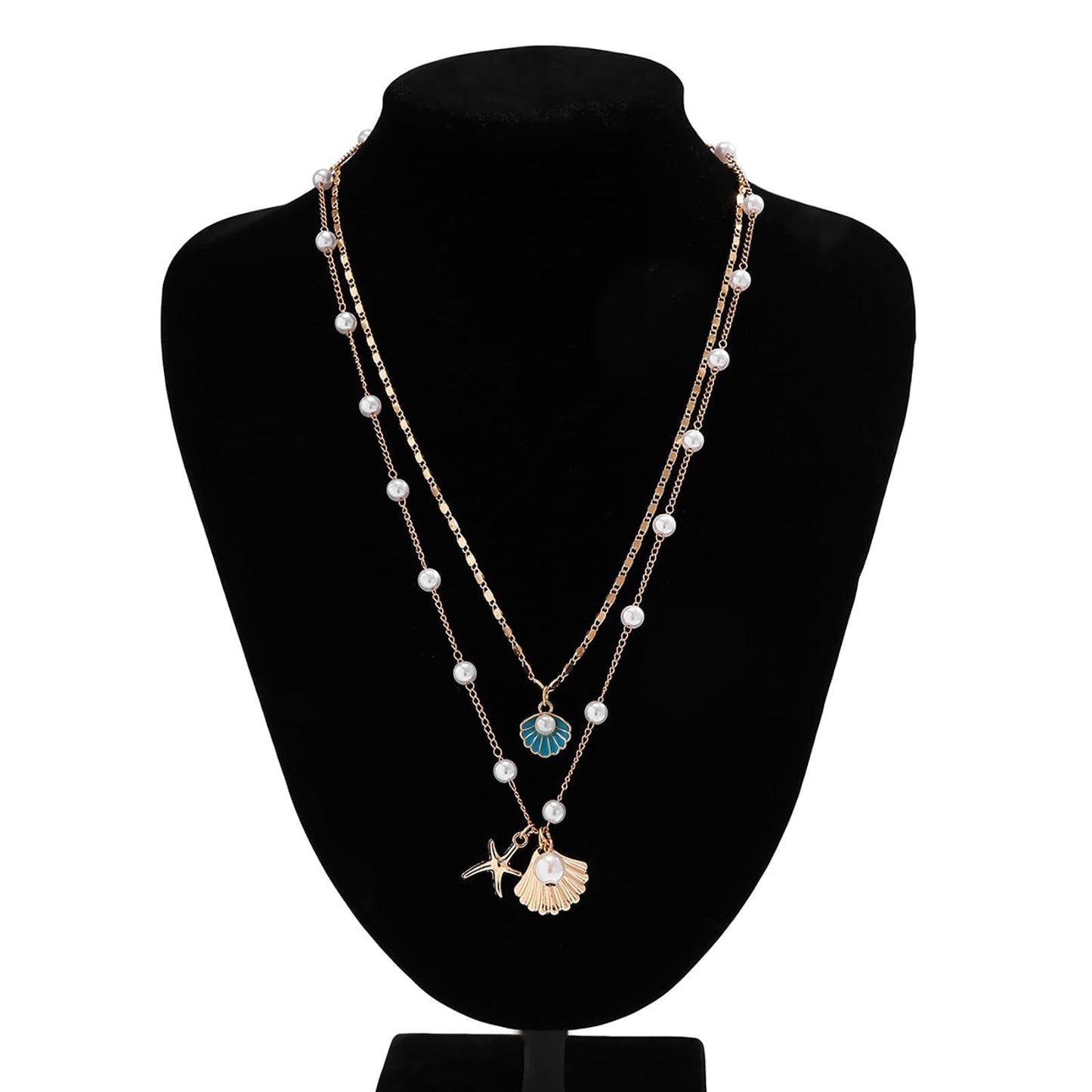 Your Always Charm Cowrie Shell Necklace for Women Puka Shell Necklace Beach Accessories Summer Vacation Outfits Layered Ocean Jewelry 2026