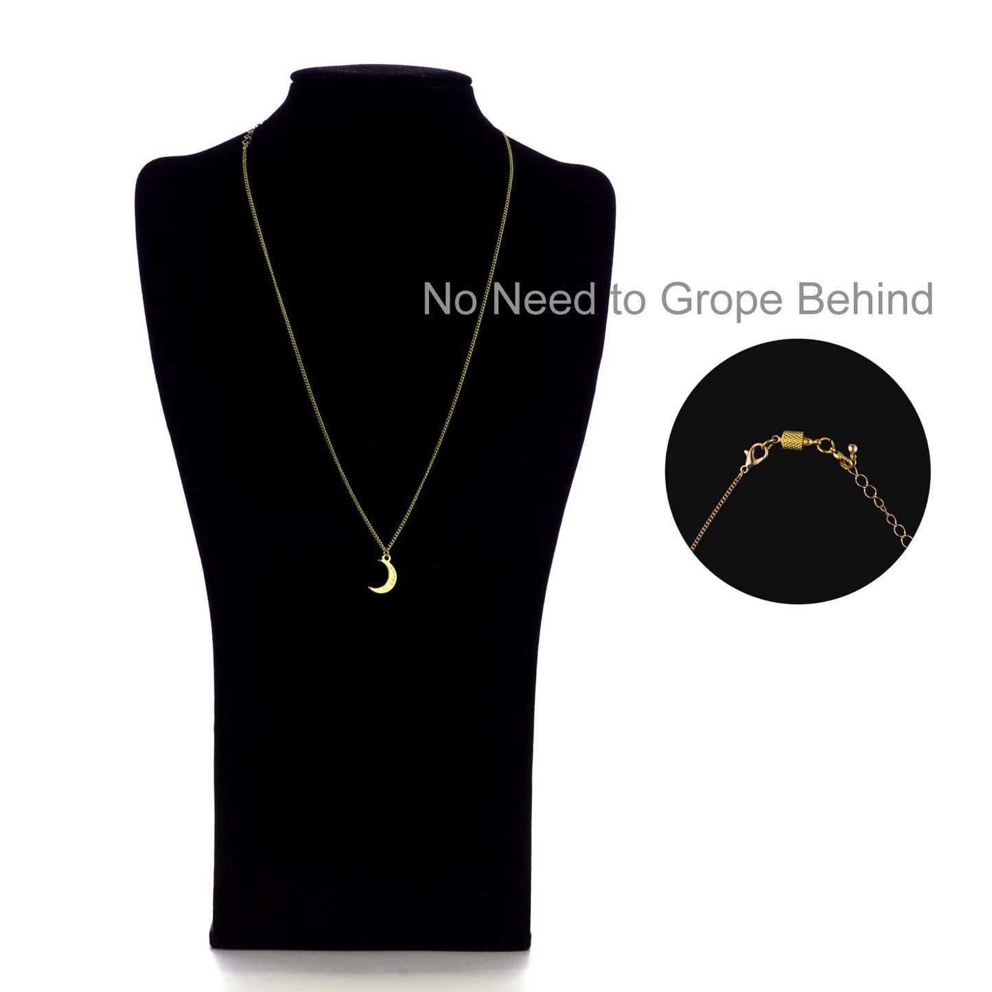 Zpsolution Necklace Magnetic Clasp Necklace Clasp Helper 6mm Light and Small Silver/Gold 4PCS