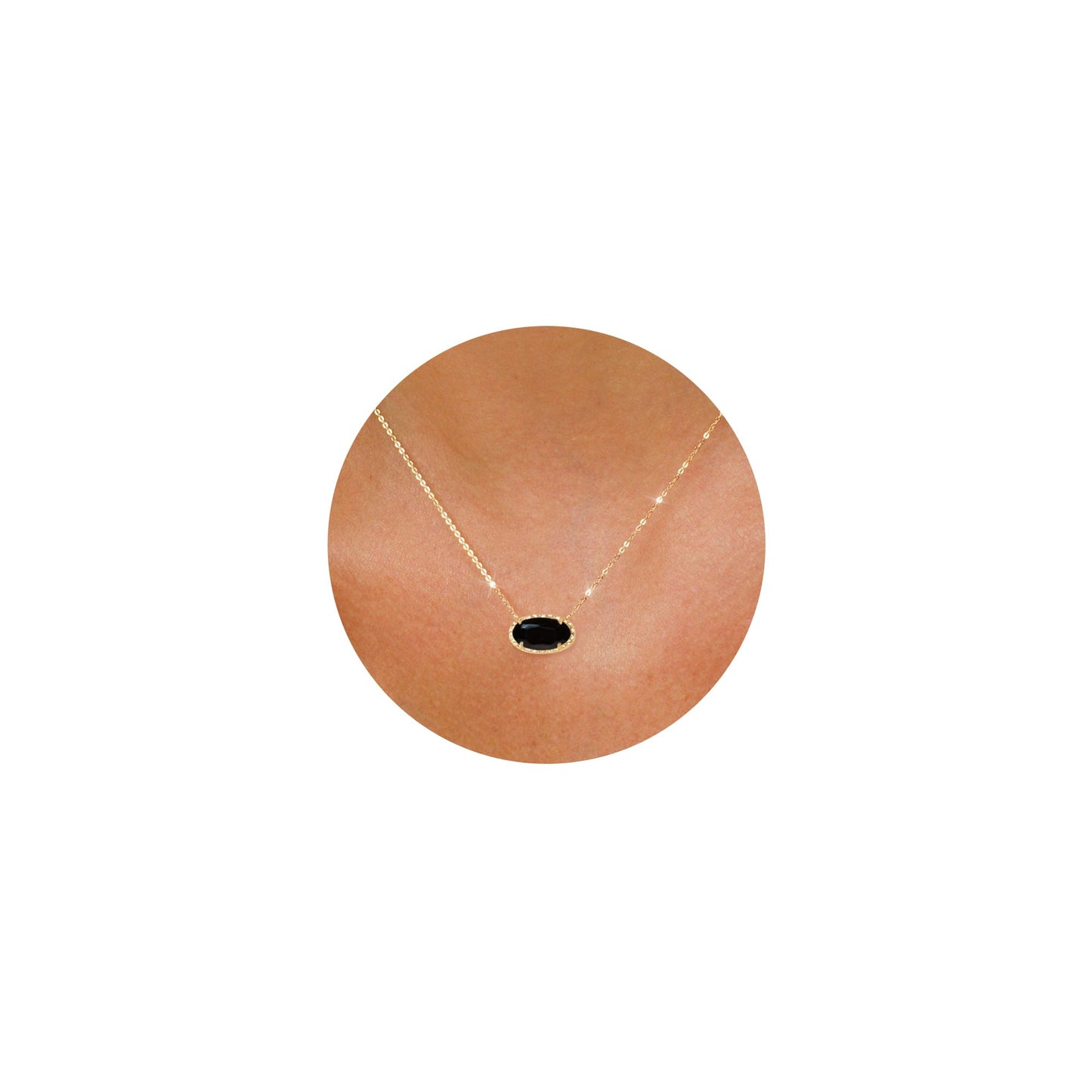 TLY Gold Necklace for Women 14k Gold Plated Dainty Gemstone Pendant Necklace Red Rose Quartz Black Emerald Green Blue Prom Choker Necklace Birthday Wedding Bridesmaid Necklace Mothers Day Jewelry gifts