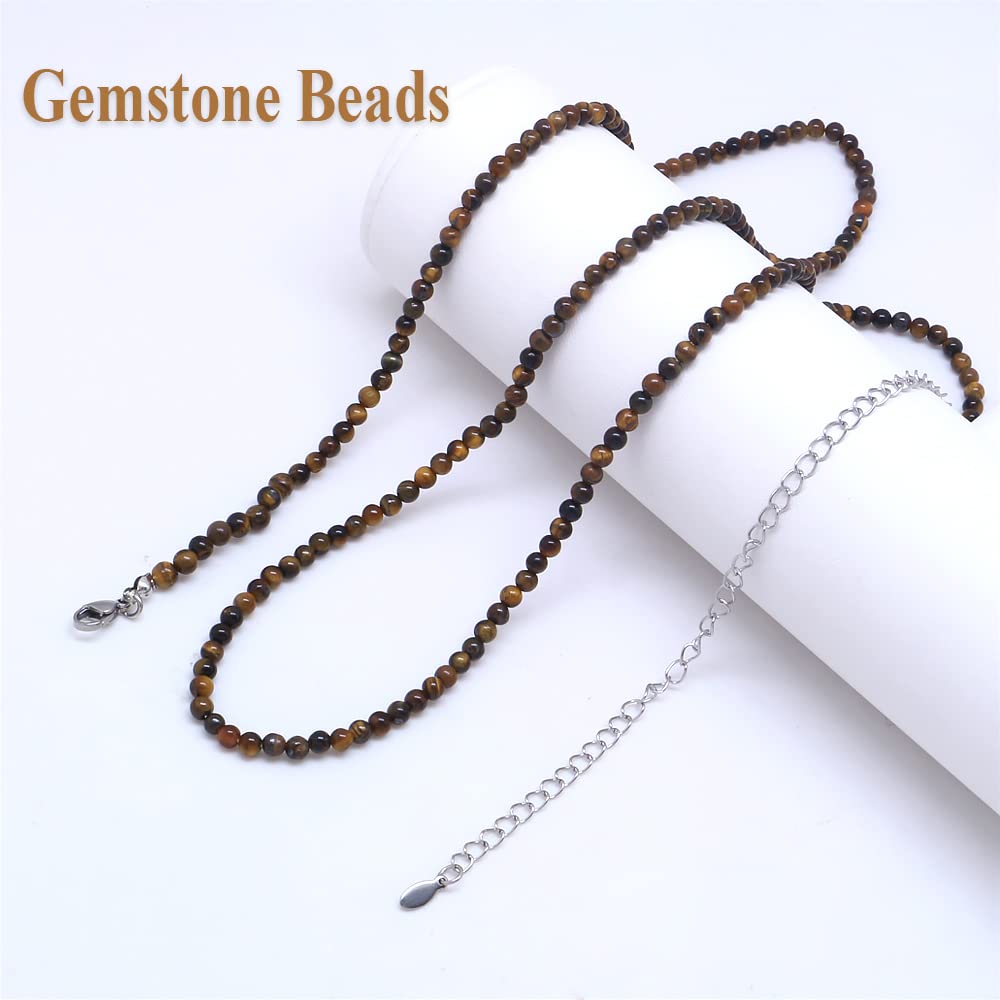 Waist Beads for Women, Gemstone Belly Chain Adjustable Beach Waist Jewelry Body Accessories for Women Girls Crystal Beaded Waist Chains (Tiger Eye)