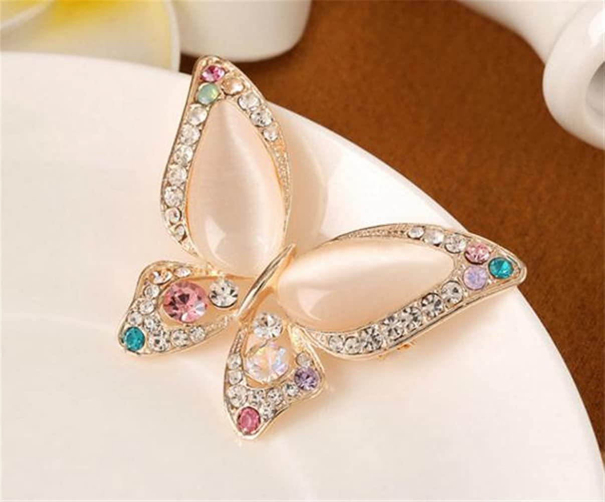 Butterfly Brooch for Women Rhinestone Brooches Fashion Colorful Butterfly Brooch Fashion Wedding Jewelry