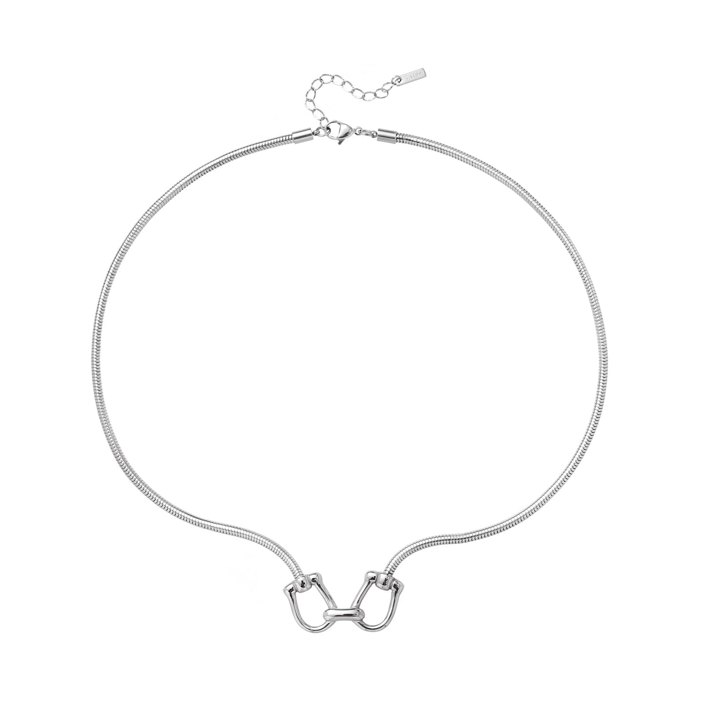 SIYOMONT Chunky Horse Necklace 14K Gold Plated Snaffle Bit Snaffle Bit Pendant Necklace Jewelry Gift for Women Jewelry