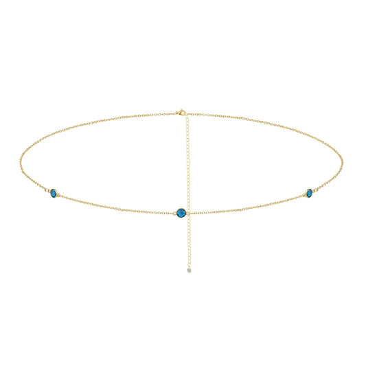 VIROMY Gold Waist Beads Chain for Women Waterproof Gold Belly Chain Body Women's Jewelry