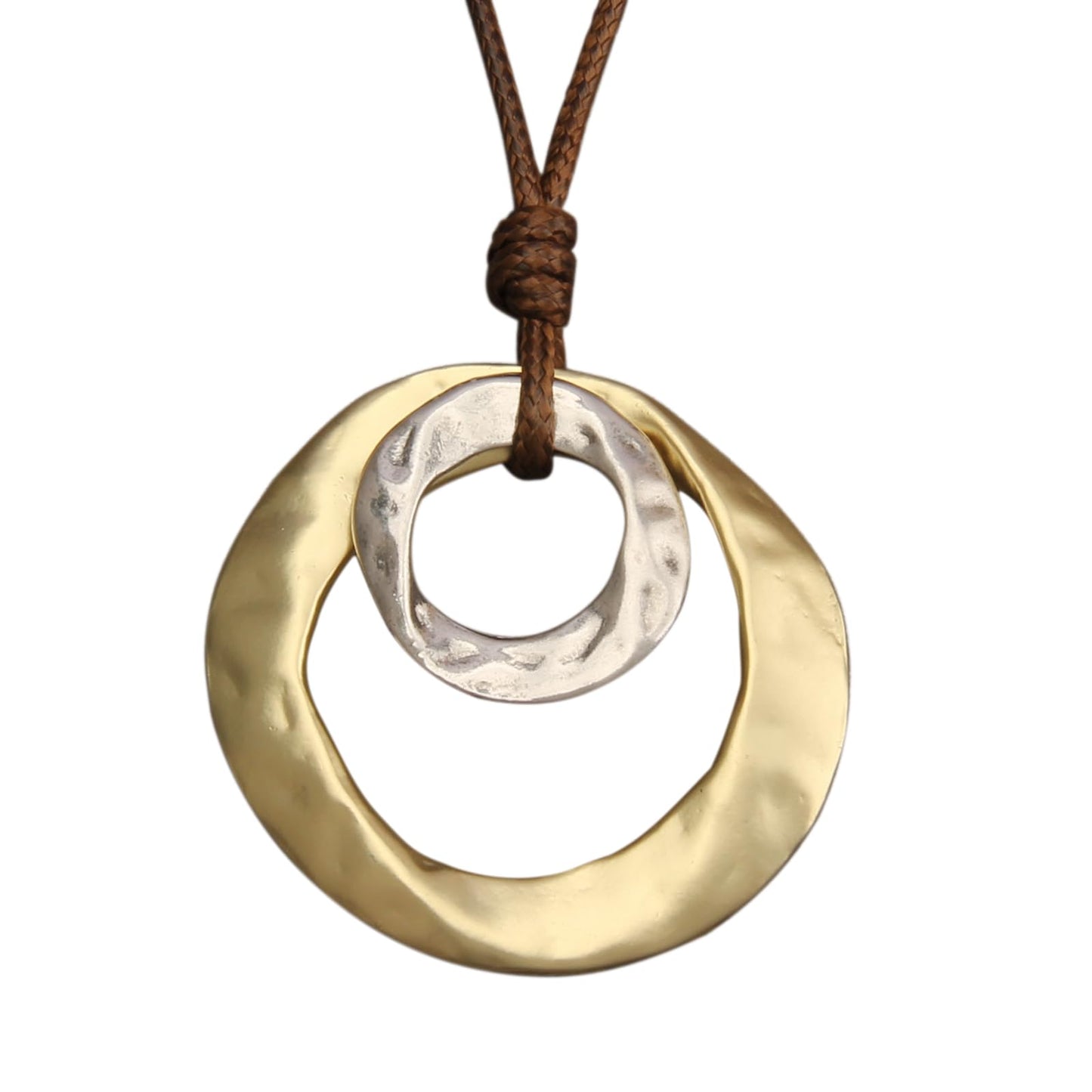 joymiao Boho Layered Necklace Vintage Necklace for Cowgirls Hippie Choker Necklace Leather Wrap Necklace for Women