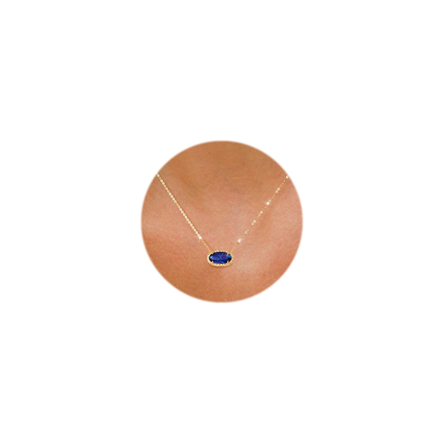 TLY Gold Necklace for Women 14k Gold Plated Dainty Gemstone Pendant Necklace Red Rose Quartz Black Emerald Green Blue Prom Choker Necklace Birthday Wedding Bridesmaid Necklace Mothers Day Jewelry gifts