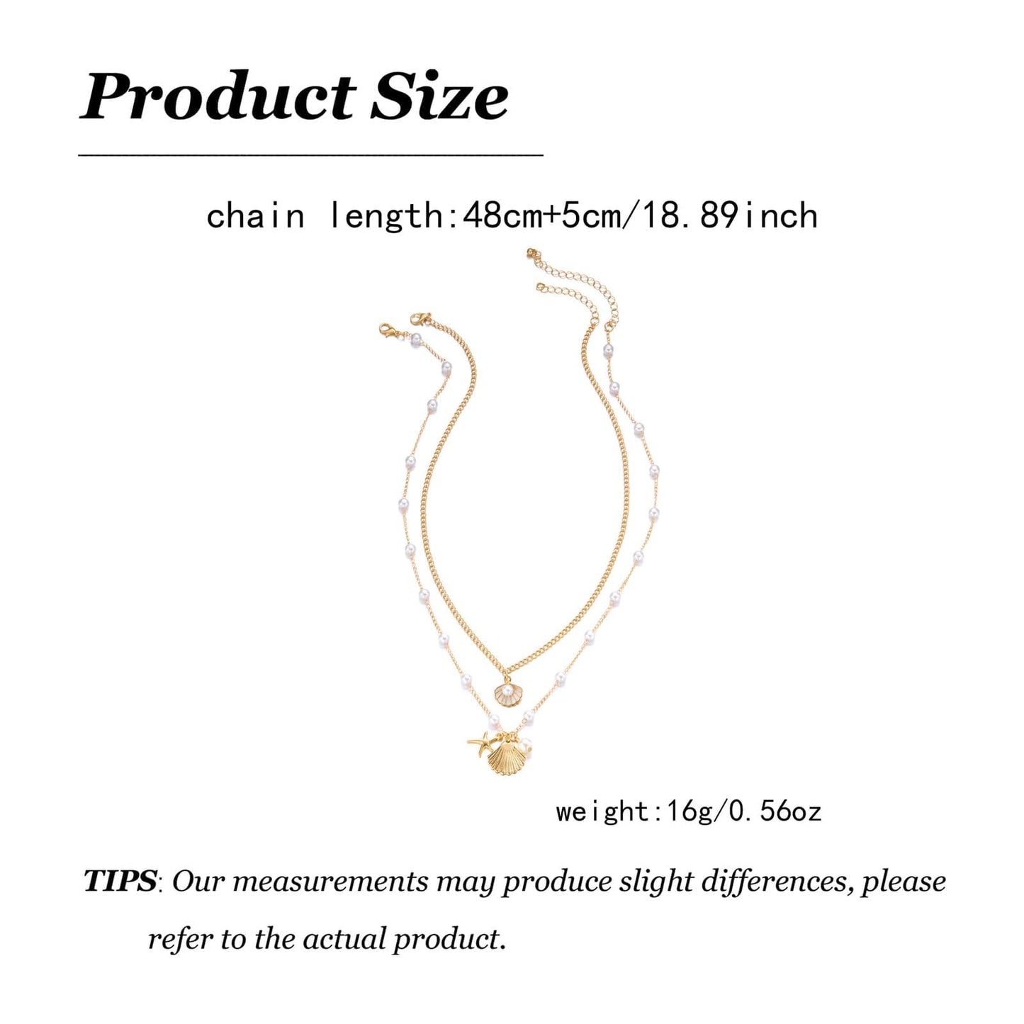 KummerSaprk Seashell Necklace Summer Vacation Jewelry for Women Gold Beachy Necklace Stack Starfish Flower Cowrie Sea Shell Pendant Necklaces Summer Essentials Accessories Gifts
