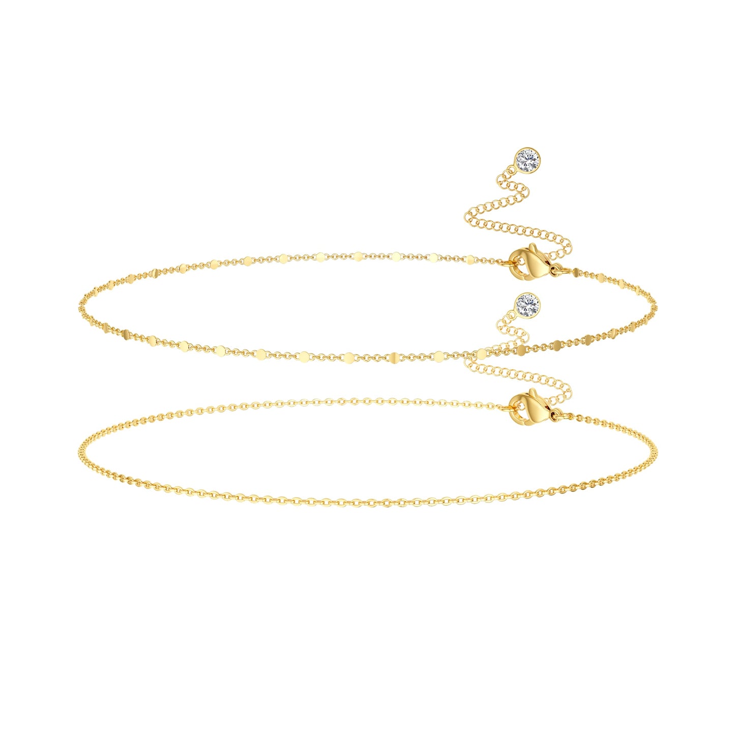 HEVOCY Gold Waist Chain for Women, Trendy Layered Belly Chain Jewelry, Adjustable Body Chain for Beach & Summer Outfit