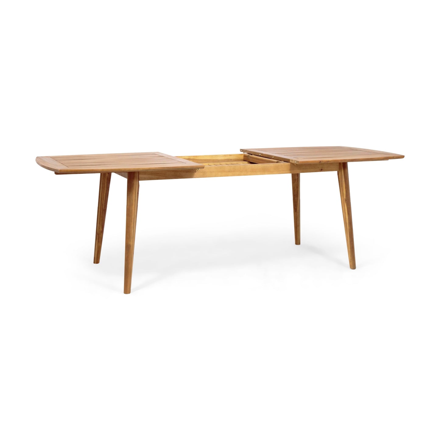 Christopher Knight Home Stamford Outdoor Acacia Wood Expandable Dining Table, Teak