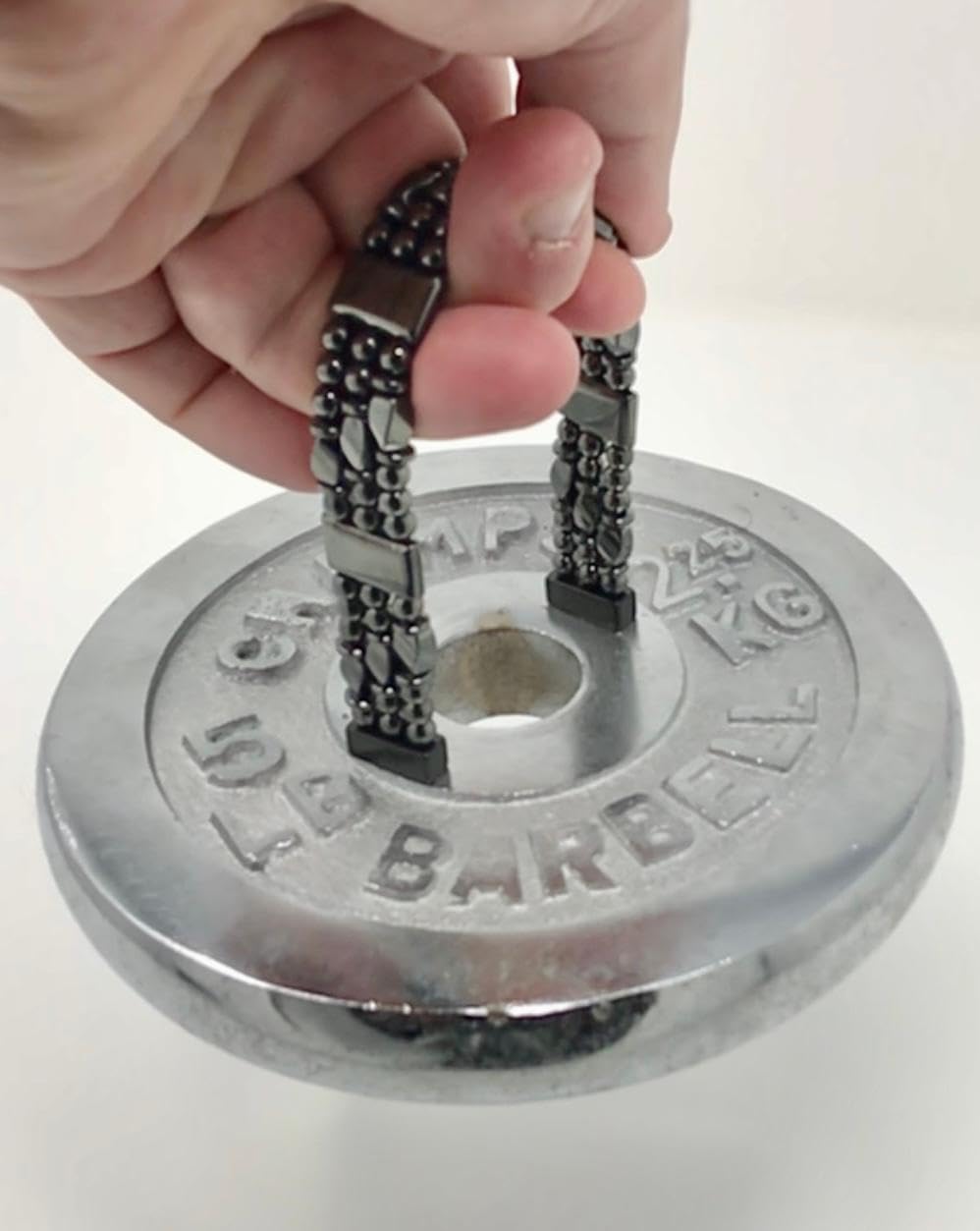 Tri-Power Magnetic Hematite Bracelet (9.75 Inches)