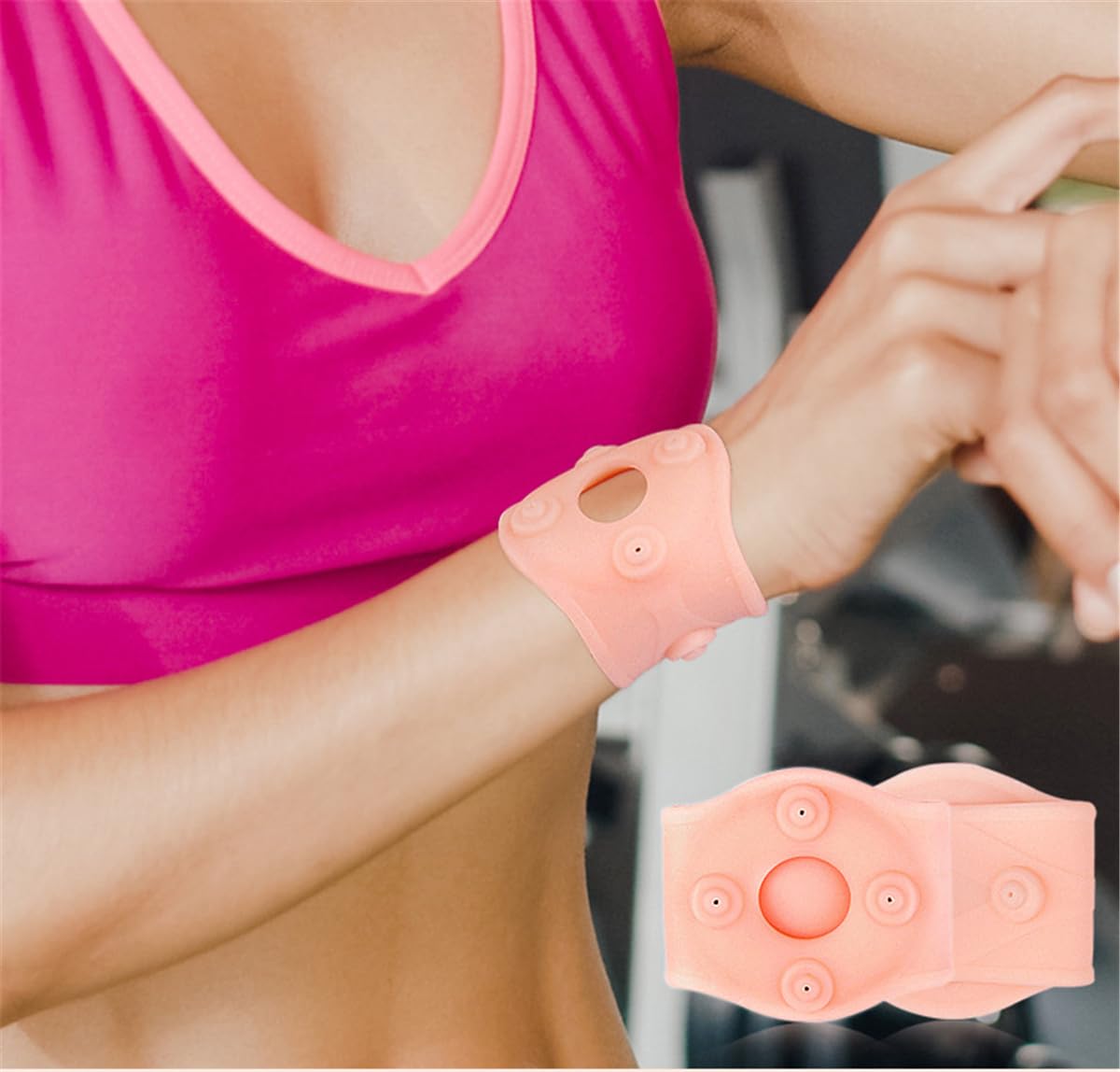 Price Xes Silicone Wrist Compression Brace, 1 Pair Magnetic Wrist Support Sleeve for Tendonitis, Arthritis, Carpal Tunnel Pain Relief, Elastic Wrist Wrap Wristbands for Workout, Fitness, Typing