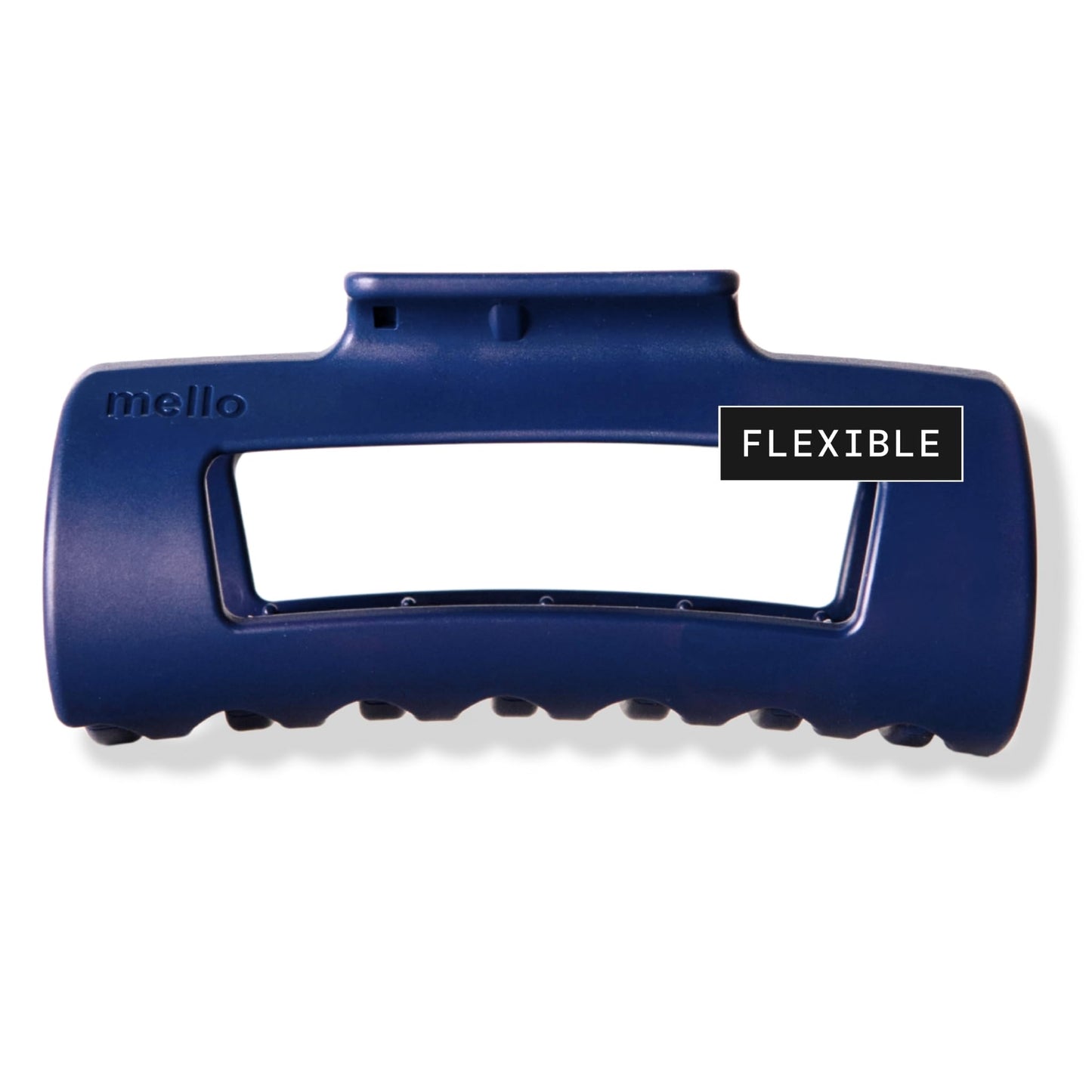 The Original Mello Hair Claw Clip Squishy Claw Clip Made in Korea Patent Pending 30021976 (Blue, Medium)