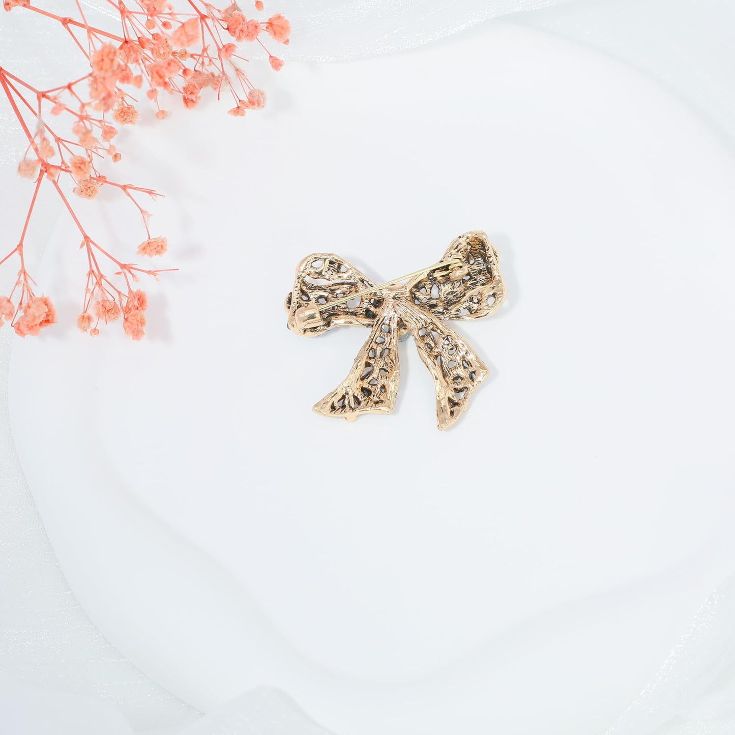 Vancy Utopia Rhinestone Bowknot Brooch Crystal Brooches for Women Pin Wedding Fashion Brooches Jewelry Accessories,Women Gift