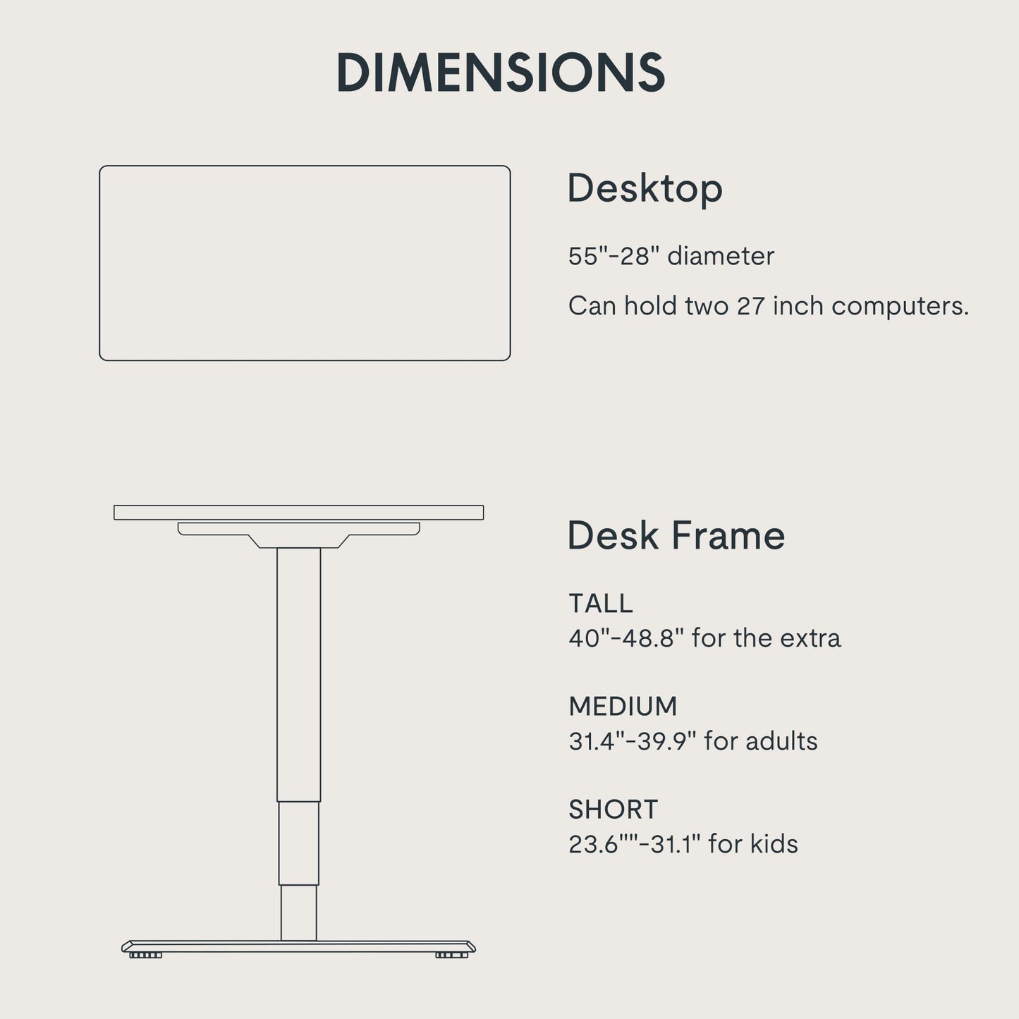 FLEXISPOT E6 3-Stage Dual Motor Electric Standing Desk 55 x 28 Sit Stand Up Desk, Holds 220 lbs, Adjustable Height w/Memory Presets, One-Piece Maple Desktop & White Frame, Ships in 2 Boxes