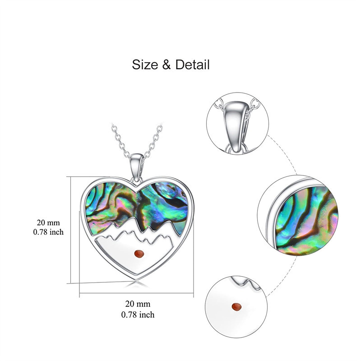 VLIEGEN Mustard Seed Necklace - Stainless Steel Faith Mountain Jewelry for Women & Men styleD