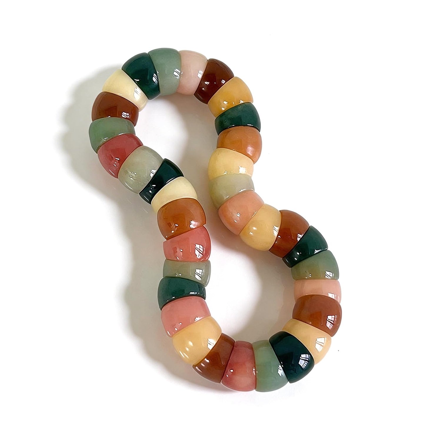Embtrem Fidget Bracelet Bodhi Seed Bracelets Anxiety Fidget Bracelets Protection Healing Stretch Alleviate Anxiety Stress Protection Healing Bodhi Jewelry Gifts for Women Men