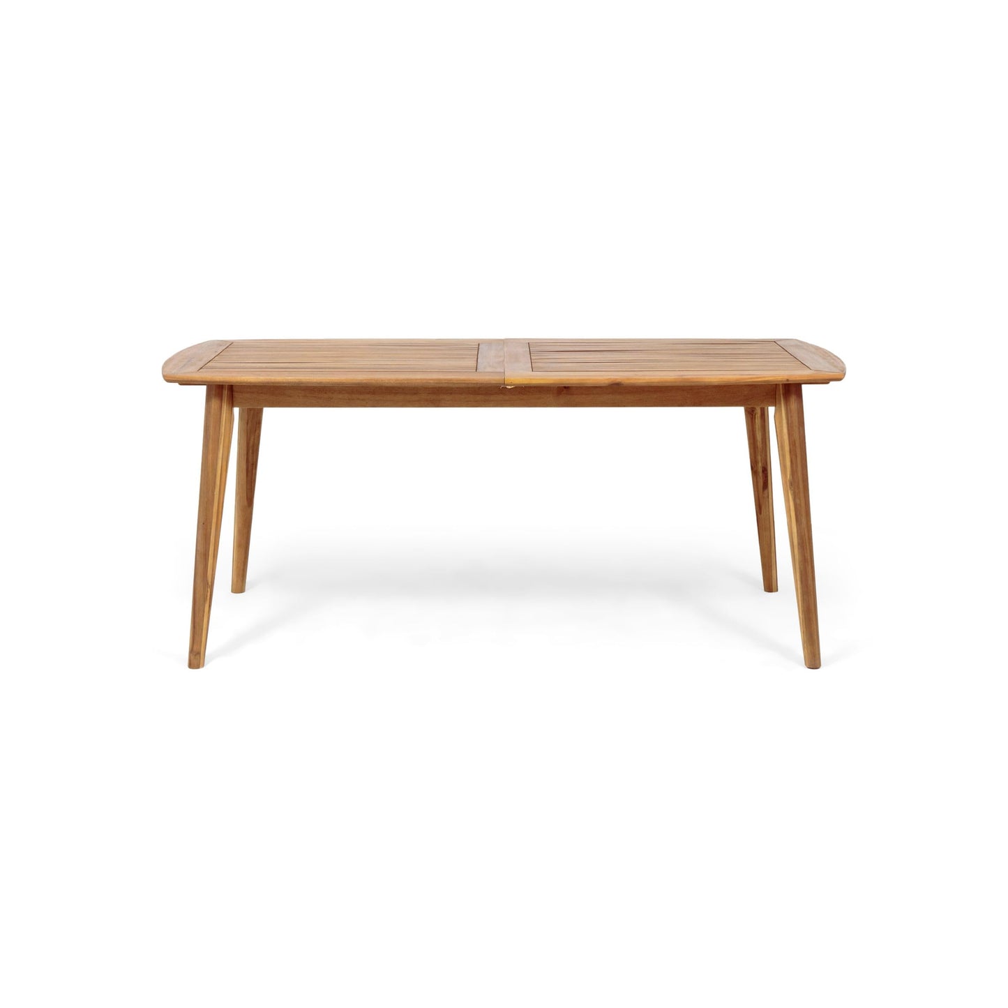 Christopher Knight Home Stamford Outdoor Acacia Wood Expandable Dining Table, Teak