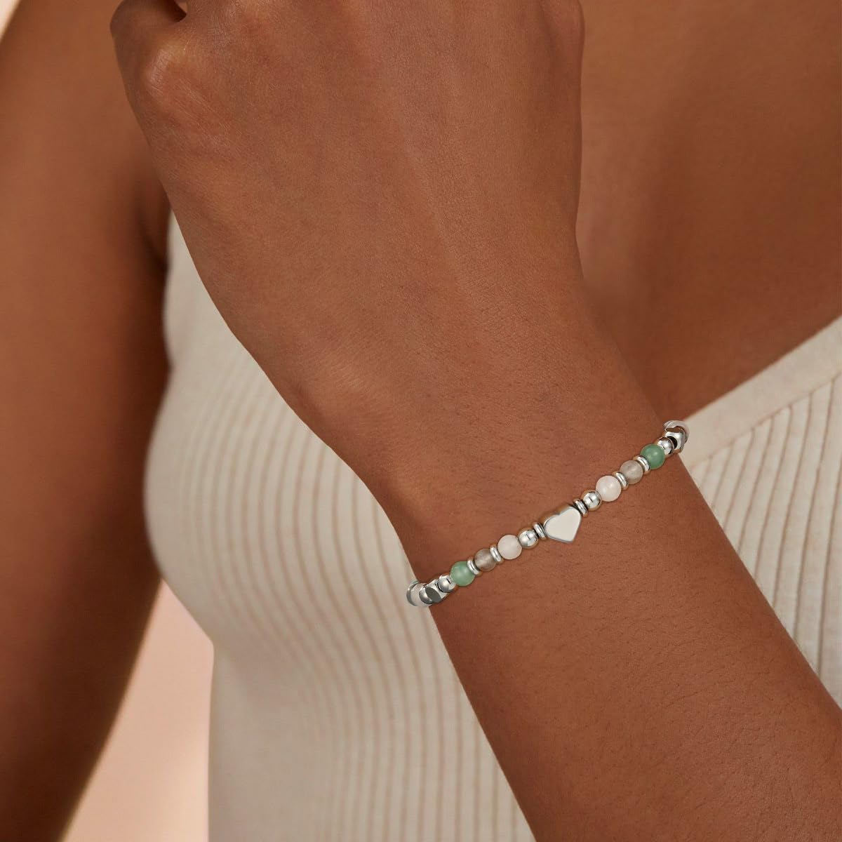 Pavkki New Beginnings Gifts for Women Graduation Gifts Natural Crystals Bracelet Coworker Leaving Retirement Inspirational Divorce Going Away Farewell