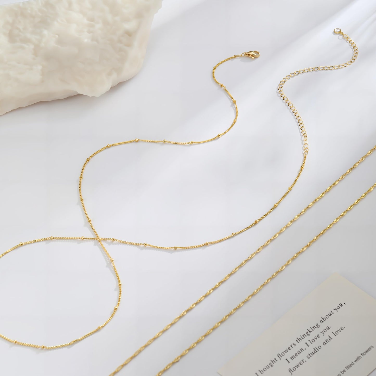 RELVEO 2PCS Gold Waist Chain Adjustable Layered Belly Chain Body Chain Jewelry for Women Sexy Bikini Beach Satellite Waist Chains