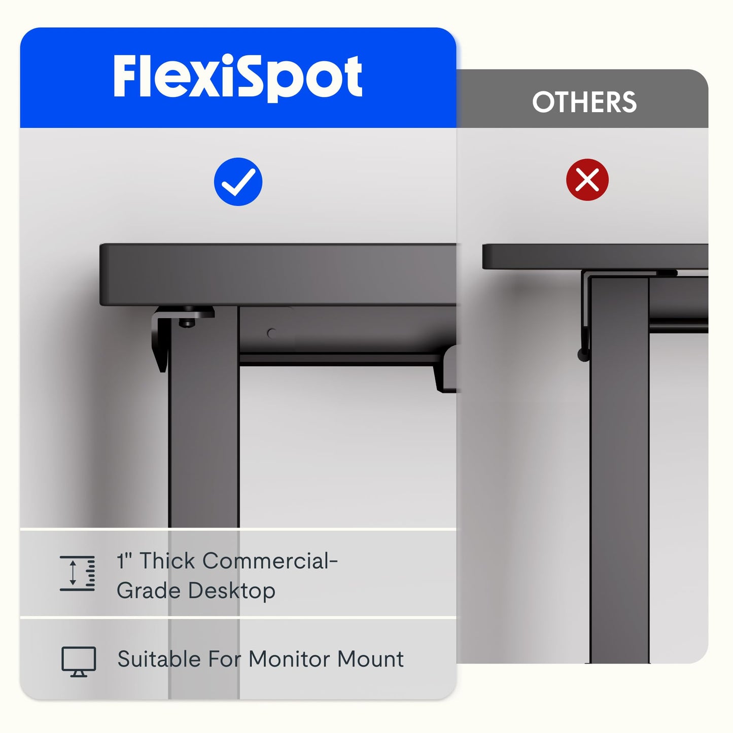 FLEXISPOT L Shaped Standing Desk, 63 x 47 Inch Electric Height Adjustable Corner Desk, Sit Stand Computer Workstation, Preset Controller, Home Office, Black Frame with Black Top