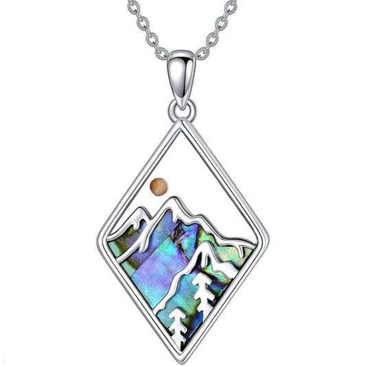 VLIEGEN Mustard Seed Necklace - Stainless Steel Faith Mountain Jewelry for Women & Men styleO