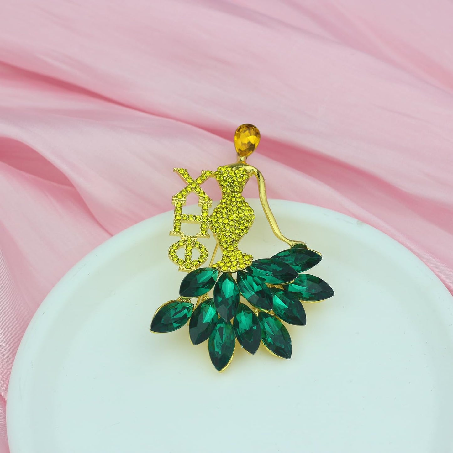 Rhinestone Chi Eta Brooh Pin for Women Greek Sorority 1932 Chi Gift Sorority Paraphernalia Jewelry for Soror Sisterhood Gift (CE Brooch)