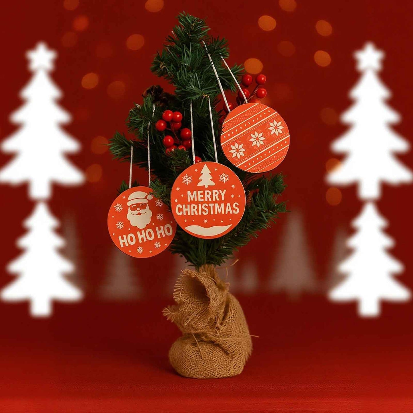 Annoying Screaming Goat Prank for Christmas Tree Decorations, Funny Hanging Christmas Prank Ornament, Goat Scream Lasts for 8 Hours, Christmas Winter New Year Party Supplies (Peace)