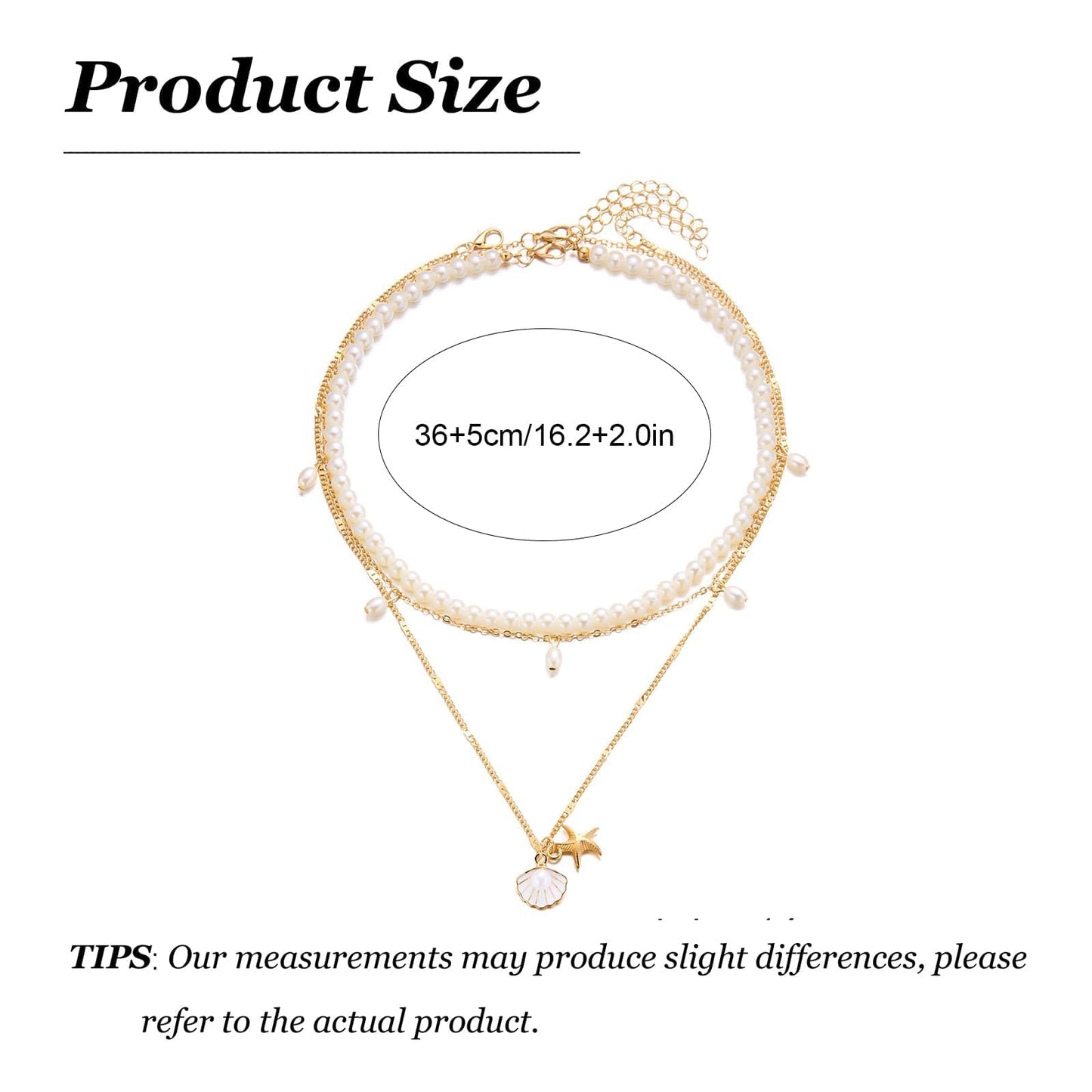 KummerSaprk Seashell Necklace Summer Vacation Jewelry for Women Gold Beachy Necklace Stack Starfish Flower Cowrie Sea Shell Pendant Necklaces Summer Essentials Accessories Gifts