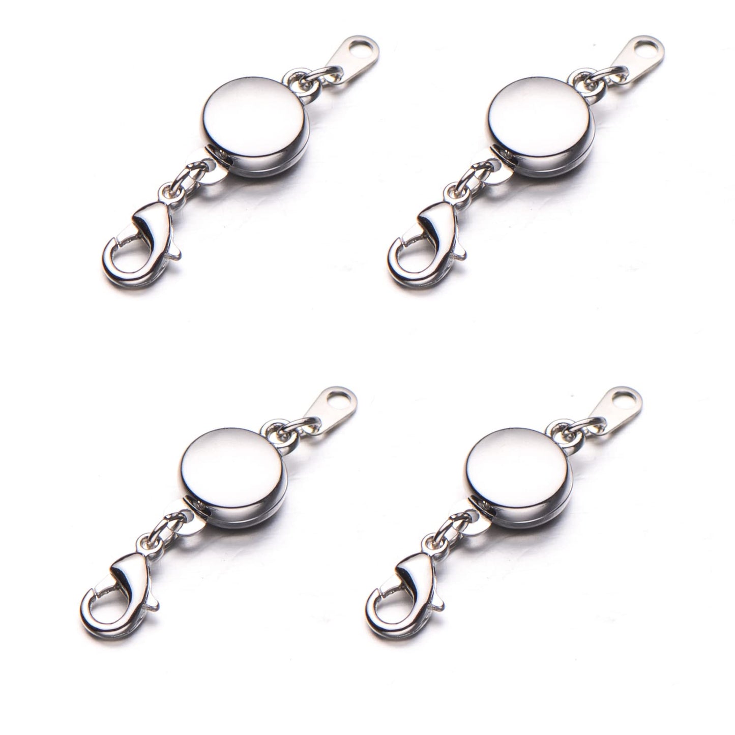 Zpsolution Locking Magnetic Jewelry Clasp Magnetic Necklace Clasps and Closures Bracelet Extender for Jewelry Making