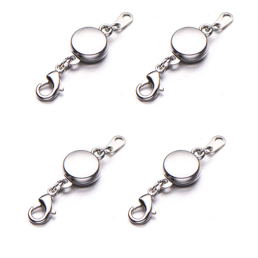 Zpsolution Locking Magnetic Jewelry Clasp Magnetic Necklace Clasps and Closures Bracelet Extender for Jewelry Making