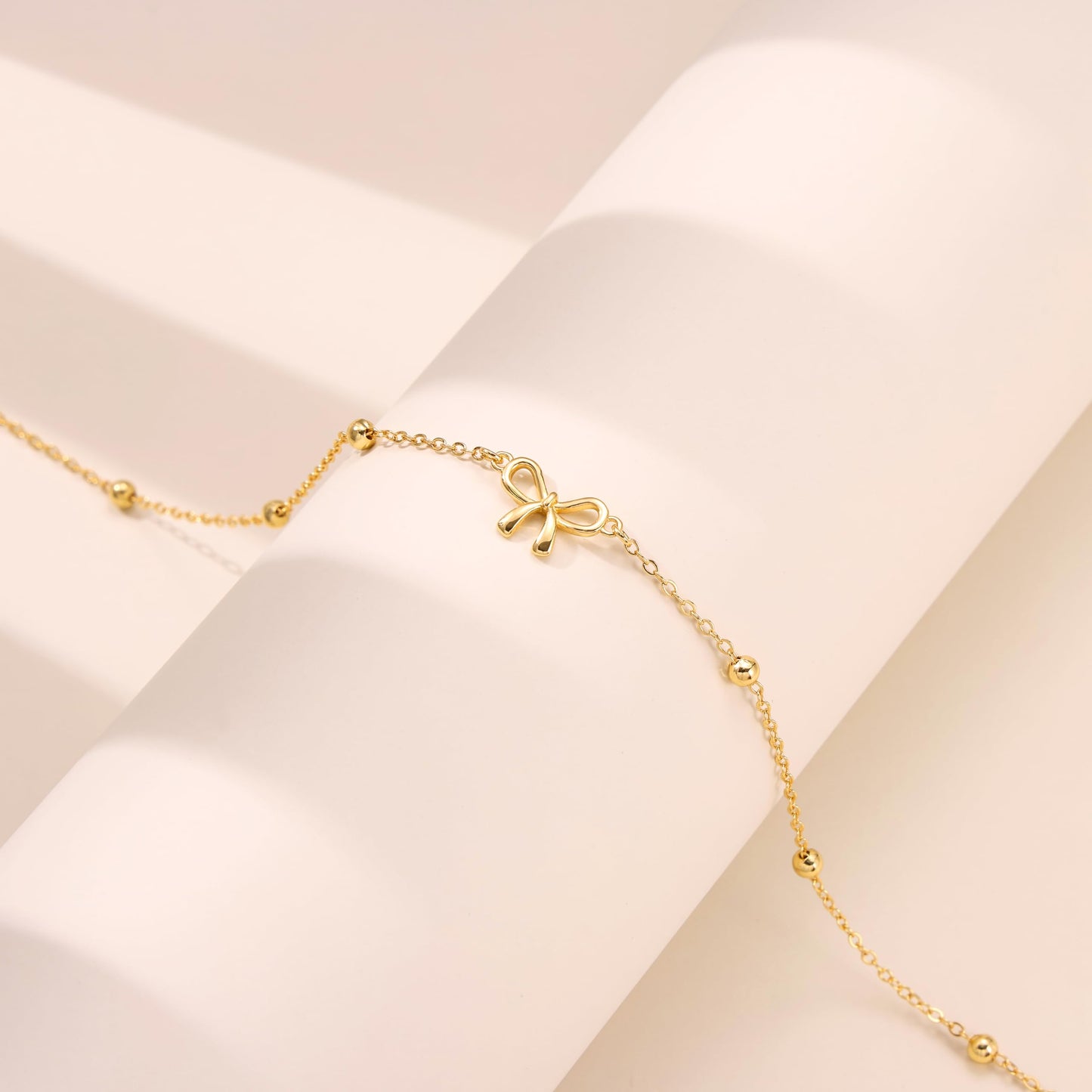 CHESKY Gold Waist Chain, 14k Plated Body Chain Jewelry for Women Non Tarnish Adjustable Waterproof Belly Chain Sexy Waist Beads for Womens Dainty Chain Belt Bow Beach Gold Prom Jewelry for Women