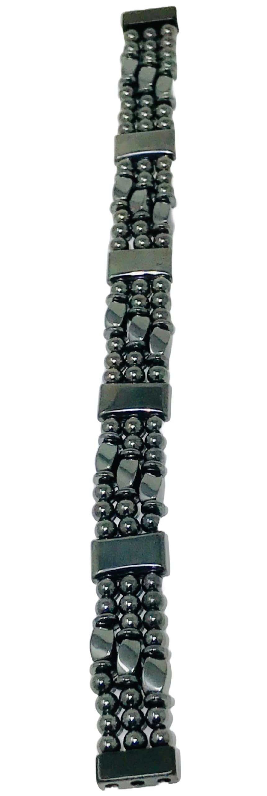 Tri-Power Magnetic Hematite Bracelet (8.75 Inches)