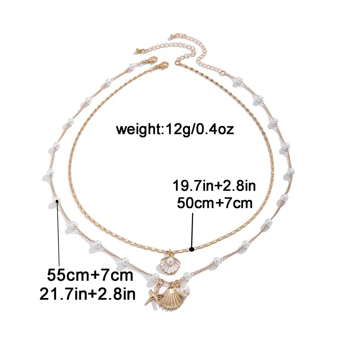 Luolinice Seashell Necklace for Women Gold Shell Charm Necklace Natural Cowrie Pendant Necklace Shell Charm Necklace Beach Boho Jewelry
